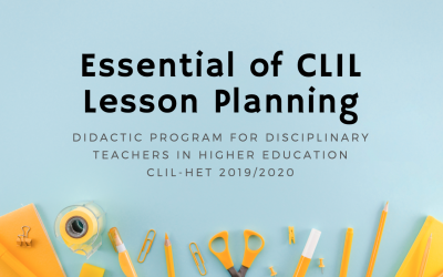 Part 3: Essentials of CLIL lesson planning