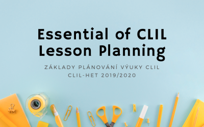 Část 3: Základy plánovaní výuky CLIL