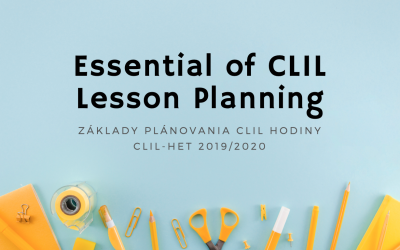 Časť 3: Základy plánovania CLIL hodiny